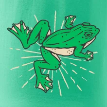 Žaba zelená kreslená