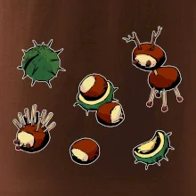 Gaštanové zvieratká - obdĺžnik