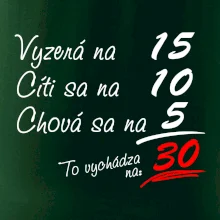 Vyzerá, cíti sa, chová sa - 30 rokov Vyzerá, cíti sa, chová sa - 30 rokov