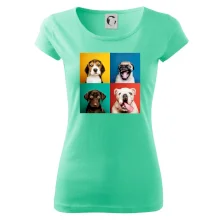 Psi šteňatá koláž