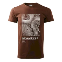 Kôprovský štít - vrstevnice v obdĺžniku