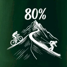 Narodeniny cyklista a lyžiar 80