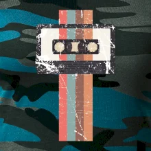 Retro kazeta - pruhy Retro kazeta - pruhy