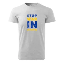 Farebný nápis Stop war in ukraine Farebný nápis Stop war in ukraine