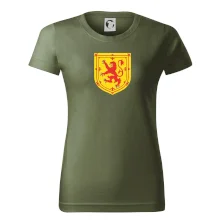 Škótsky lev na hrudi