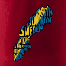 Mapy - názvy miest - Švédsko