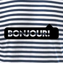 Nápis Bonjour Nápis Bonjour