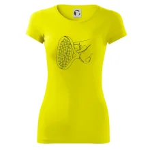 Tenisová raketa jedným ťahom Tenisová raketa jedným ťahom