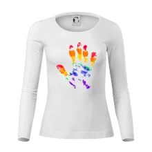 LGBT hand print