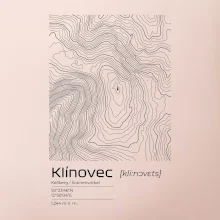 Klínovec - vrstevnice v obdĺžniku