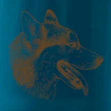 Husky - hlava z boku