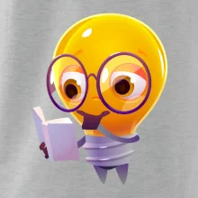 Žiarovka premýšľa nad knihou