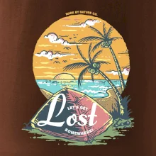 Beach camping get lost somewhere