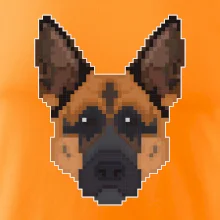 Nemecký ovčiak - Rozpixelovaný