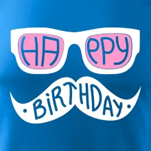 Mustache narozeniny - okuliare