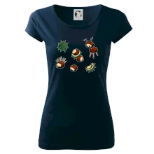 Gaštanové zvieratká - obdĺžnik