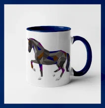 Kôň geometria farebný