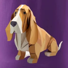 Baset zlepený z papiera