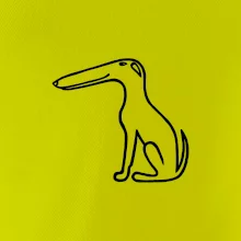 Barzoj obrys čierny