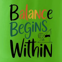 Balance begins within