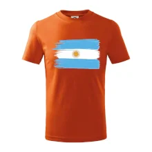 Argentína vlajka kreslená štetkou