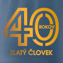 40 rokov zlatý človek