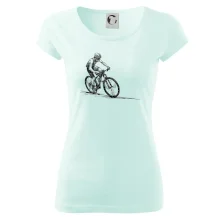 MTB kreslený cyklista MTB kreslený cyklista