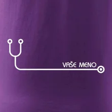 Doktor a sestrička - stetoskop s menom