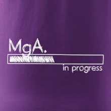 In progress titul MgA. magister / magistra umenia