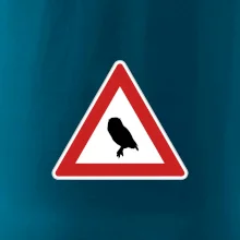 Dopravná značka - Pozor sova