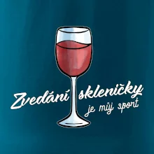 Zdvíhanie pohára je môj šport