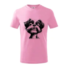 Čiernobiela karikatúra Ši-tzu