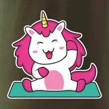 Yoga veselý jednorožec