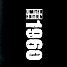 Limited edition 1960 pruh