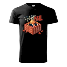 Donald Trump zazděný ve vlastní zdi