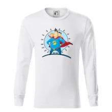 Táta superman - dievča a chlapec