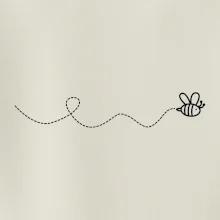 Dráha letu včely - vlnovka