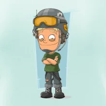 Vesmírny vojak denim