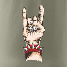 Rocková ruka s náramkom