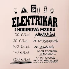 Hodinová mzda elektrikár Hodinová mzda elektrikár