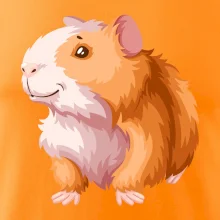 Morča - kreslené, bielo oranžové