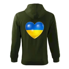 Ukrajina srdce vlajka Ukrajina srdce vlajka