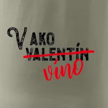 V ako Valentín víno