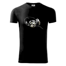 DJ sluchátka zlatá