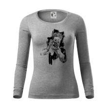 Fotograf kreslený ceruzkou Fotograf kreslený ceruzkou