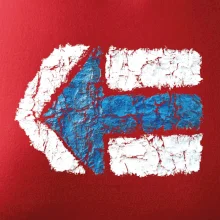 Párová turistická značka modrá Párová turistická značka modrá