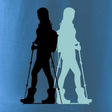 Nordic walking figúry - žena