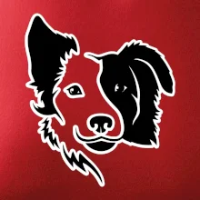 Border kólia obrys hlavy