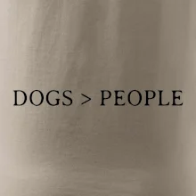 Dogs > People