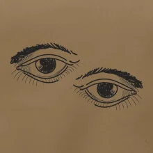 Párovy motív - oko vyguľované